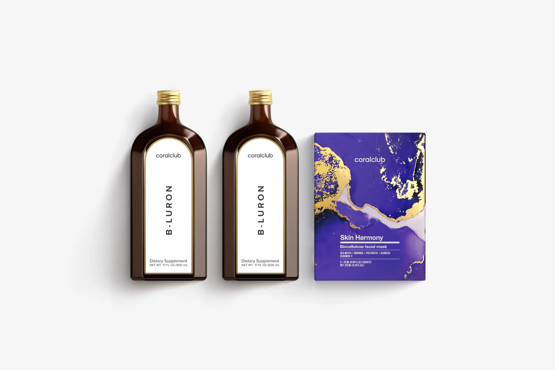 B-Luron + Skin Harmony Biocellulose Facial Mask (5 саше)